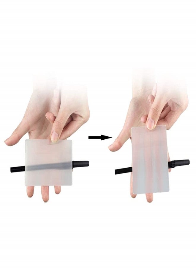 مايلز ماجيك خدعة عدسة لوبور السحرية من مايلز ماجيك | غلاف بلاستيكي لخداع بصري إبداعي باستخدام البطاقات الشفافة | خدع سحرية حقيقية عن قرب في الشارع أو على المسرح (البطاقة فقط) - Image 3